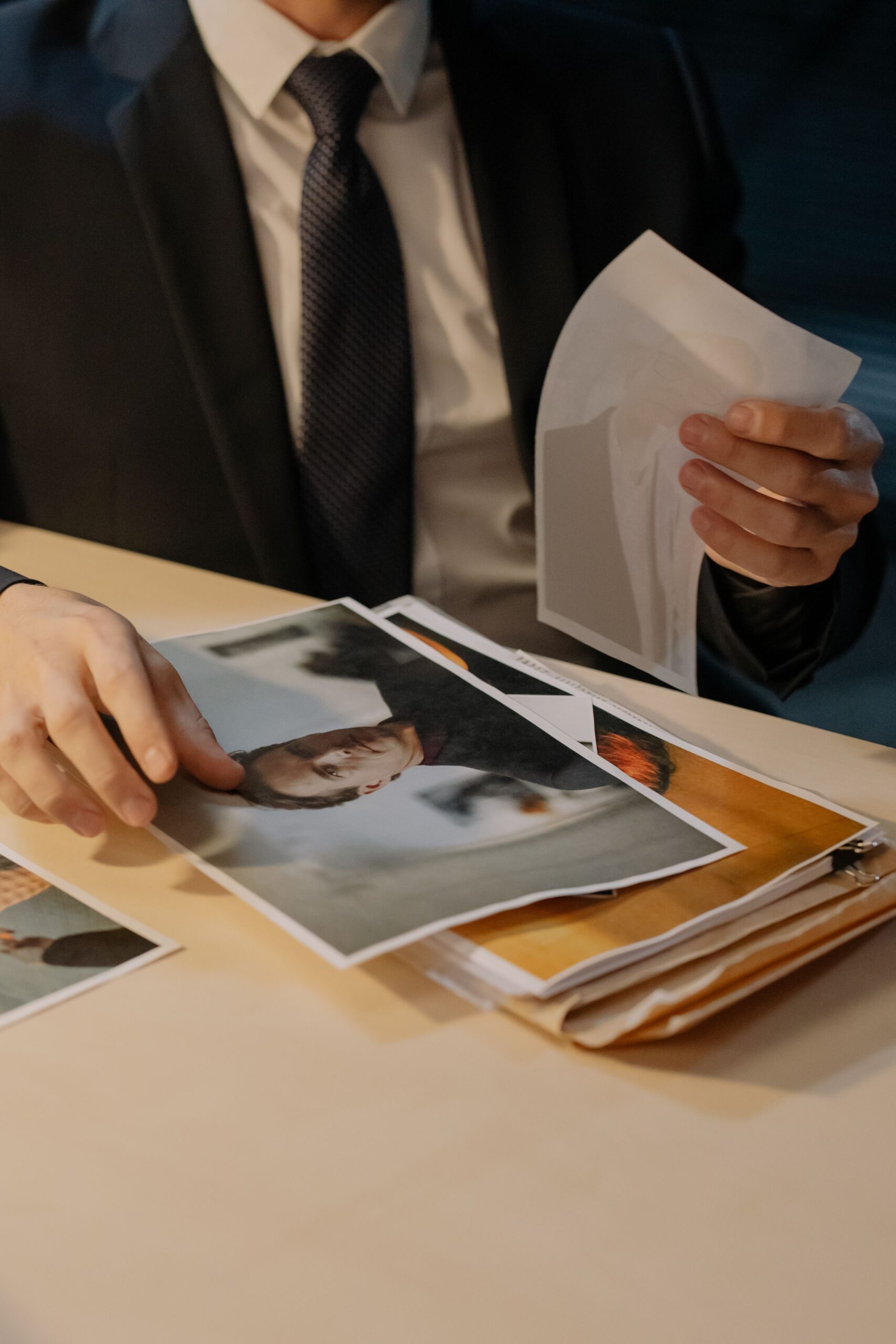 Licensed private investigator conducting surveillance
